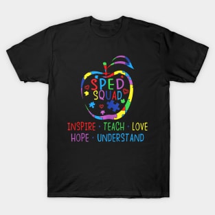 Sped Squad Definition Special Needs Education Inclusion T-Shirt